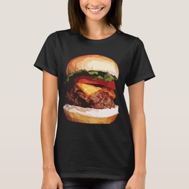 Camiseta Hamburger Cheeseburger (Anverso)