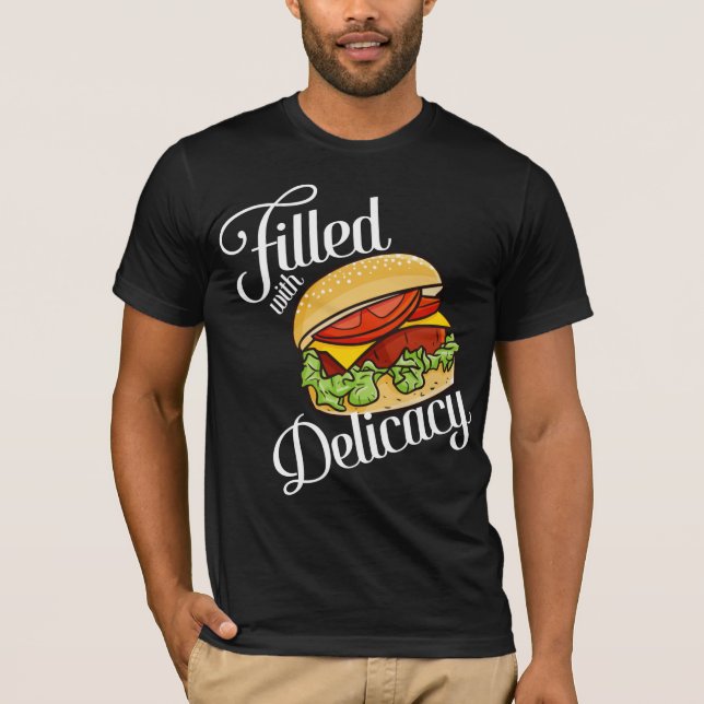 Camiseta Hamburger Delicacy T-Shirt (Anverso)