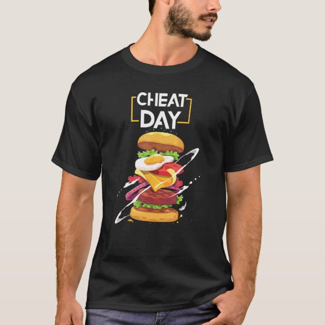 Camiseta Hamburger Lover Regalo Gimnasio de comida rápida C (Anverso)