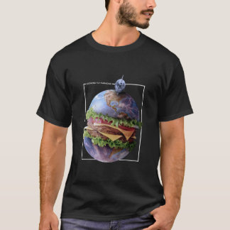 Camiseta hamburger planet