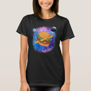Camiseta Hamburger Planet Galaxy Burger