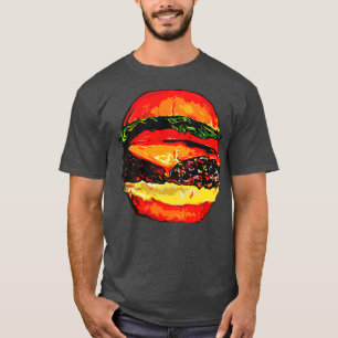 Camiseta Hamburger Shirer Cheeseburger Hamburger Hamburger
