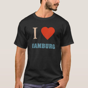 Camiseta Hamburgo Hamburguesa Norte Alemania Puerto de bajo