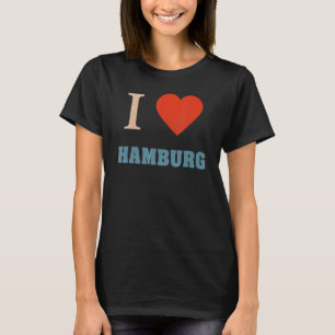 Camiseta Hamburgo Hamburguesa Norte Alemania Puerto de bajo