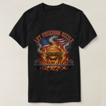 Hamburguesa a la parrilla del 4 de julio de verano