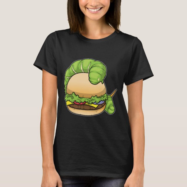 Camiseta Hamburguesa Caterpillar (Anverso)