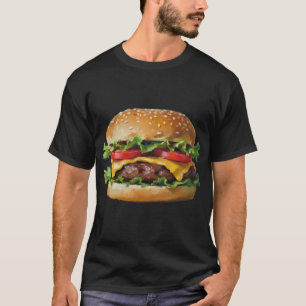 Camiseta Hamburguesa con queso en el paraíso