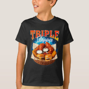Camiseta Hamburguesa de comida rápida Chicken Nugget Foodie