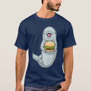 Camiseta Hamburguesa de delfín