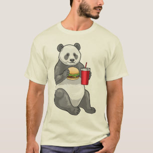 Camiseta Hamburguesa de Panda