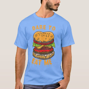 Camiseta Hamburguesa de terror Comida rápida Halloween Comi