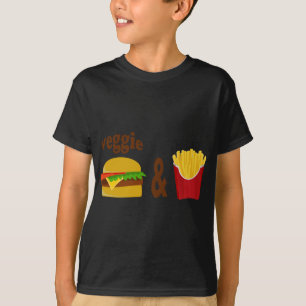 Camiseta Hamburguesa de verduras y frijoles