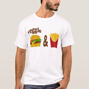 Camiseta Hamburguesa de verduras y frijoles