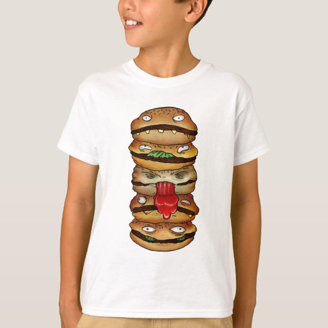 Camiseta ¡Hamburguesa del niño! (Anverso)