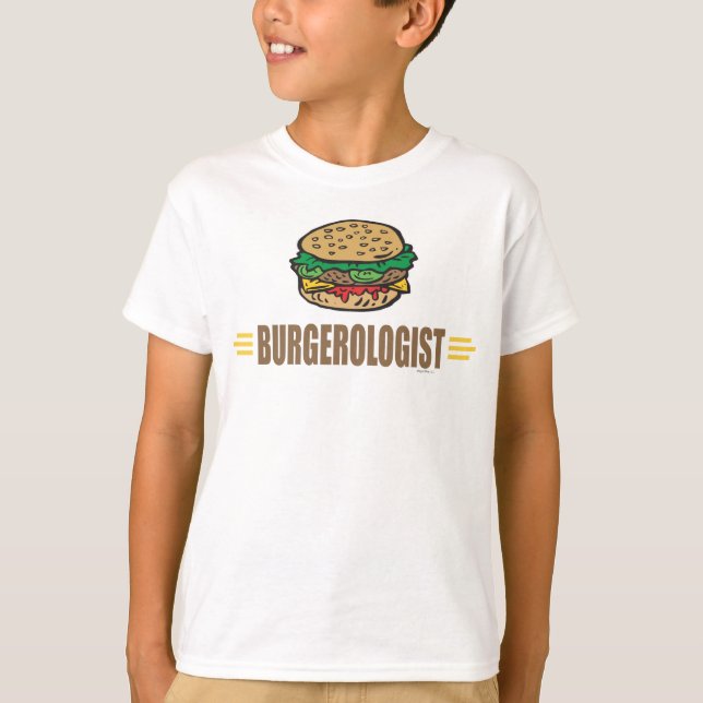 Camiseta Hamburguesa divertida (Anverso)