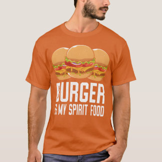 Camiseta Hamburguesa es mi comida espiritual I Cheeseburger