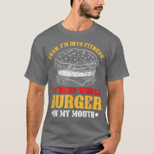 Camiseta Hamburguesa Fitness Fast Food Hamburger Amantes