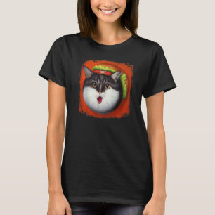 Camiseta Hamburguesa Gato Gatohamburguesa Hamburguesa Ronro