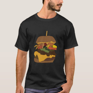 Camiseta Hamburguesa Hamburguesa Hamburguesa