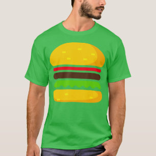 Camiseta Hamburguesa minimalista 