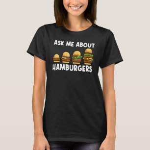 Camiseta Hamburguesa Para Hombres Mujeres Comida Cheeseburg