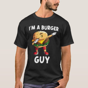 Camiseta Hamburguesa Para Hombres Papa Burger Cheeseburger