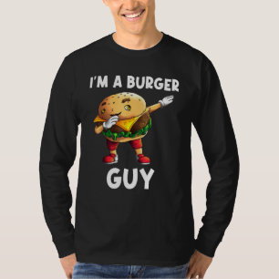 Camiseta Hamburguesa Para Hombres Papa Burger Cheeseburger 