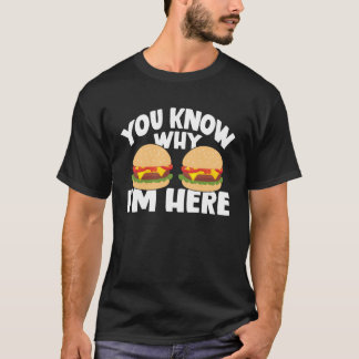 Camiseta Hamburguesa Por Qué Estoy Aquí Manga Larga