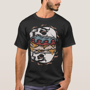 Camiseta Hamburguesa y 1