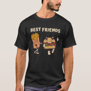 Camiseta Hamburguesa Y Fries Bestfriend