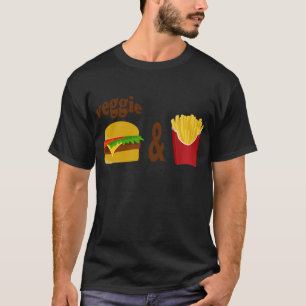 Camiseta Hamburguesa y fritadas del Veggie