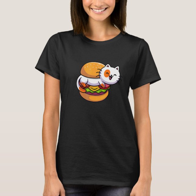 Camiseta hamburguesas hamburguesas hamburguesas aperitivos  (Anverso)