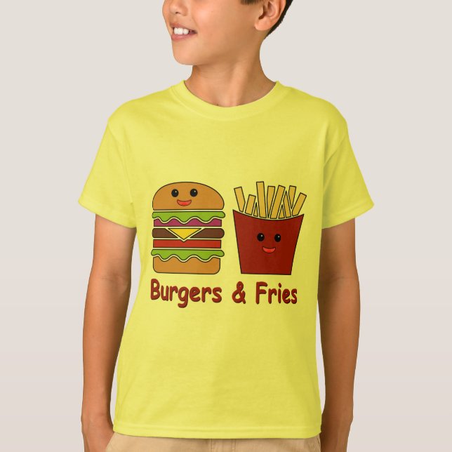 Camiseta Hamburguesas y fritadas (Anverso)
