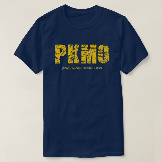 Camiseta Hamburguesas y palos de golf, salmueras, salsa de (Diseño del anverso)