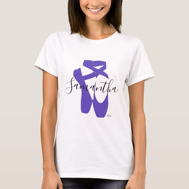 Camiseta HAMbyWG Ballet Slippers con tu nombre (Anverso)