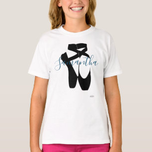 Camiseta HAMbyWG Black Ballet Slippers con tu nombre