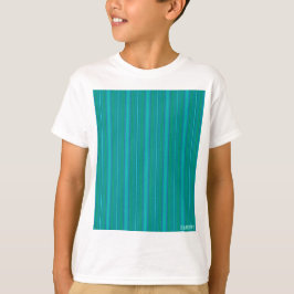 Camiseta HAMbyWG - Brilliant Aqua Green Stripe