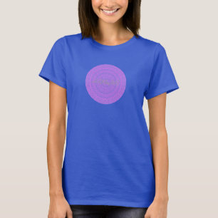 Camiseta HAMbyWG - Círculo de Boho femenino en rosa