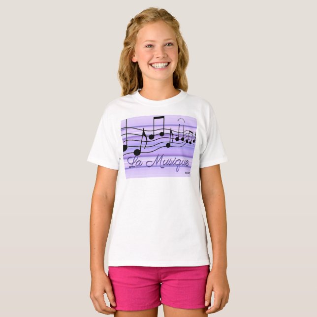 Camiseta HAMbyWG La Musique T-Shirt w Purple (Anverso completo)