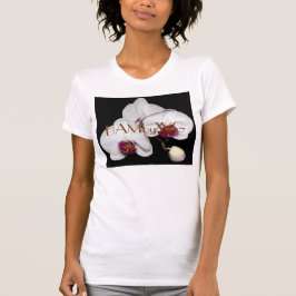 Camiseta HAMbyWG - Orquídeas blancas