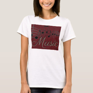 Camiseta HAMbyWG - T Shirt - Rojo - Música