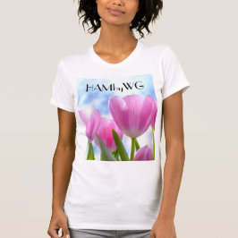 Camiseta HAMbyWG - Tulipanes rosados