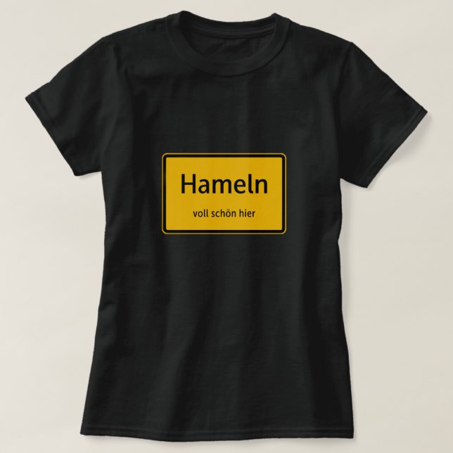 Camiseta Hameln Damen Frauen T-Shirt Tshirt Shirt (Diseño del anverso)