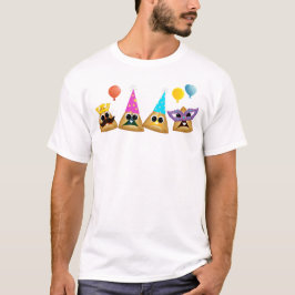 Camiseta Hamentashen Kawaii de fiesta