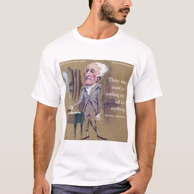 Camiseta Hamilton Fall For Anything (Arte) (Anverso)
