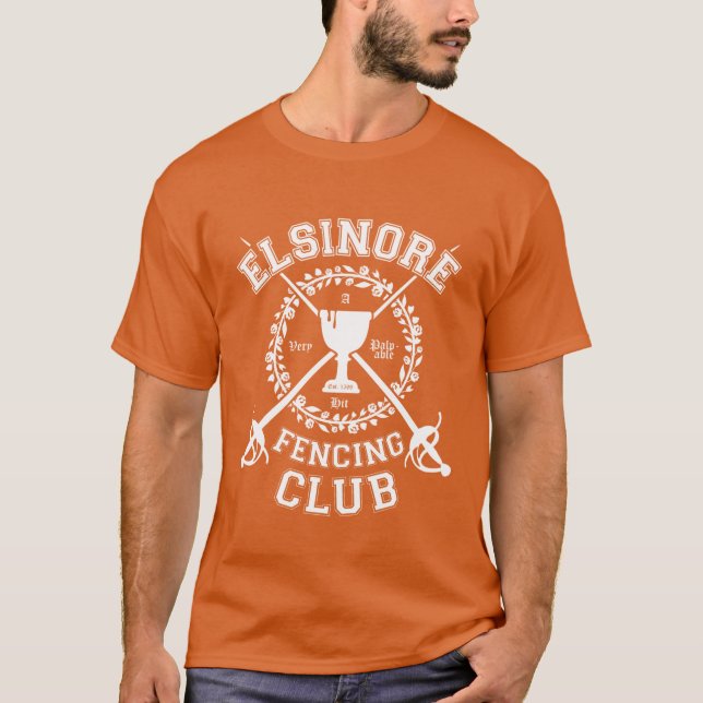 Camiseta Hamlet Andrew Scott wore this Elsinore Fencing Clu (Anverso)