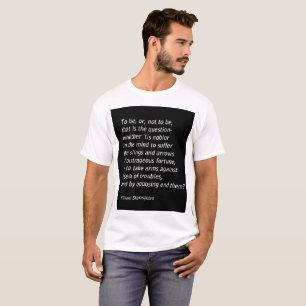 Camiseta "Hamlet" de William Shakespeare