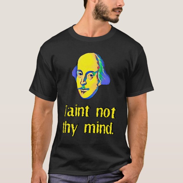 Camiseta Hamlet Ghost Taint Not Thind Shakespearean Quot (Anverso)