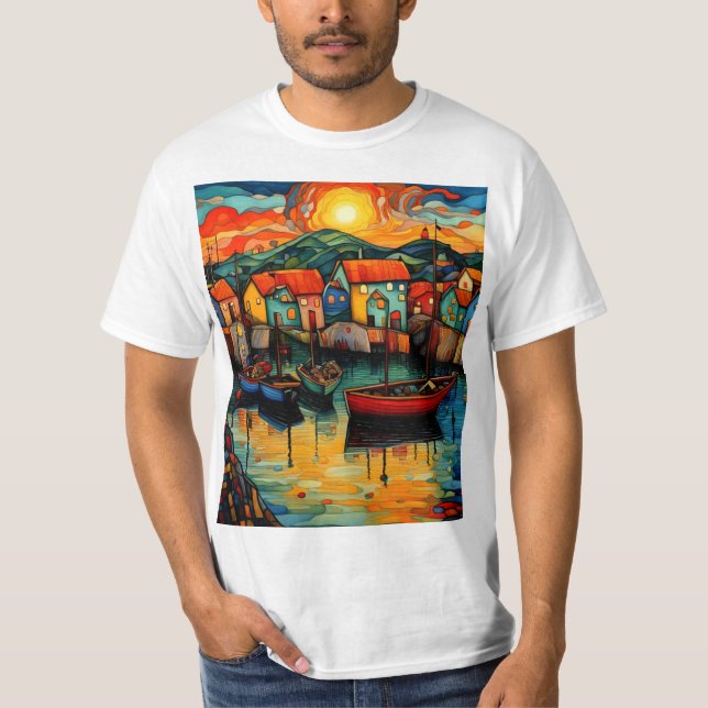 Camiseta Hamlet junto al mar (Anverso)