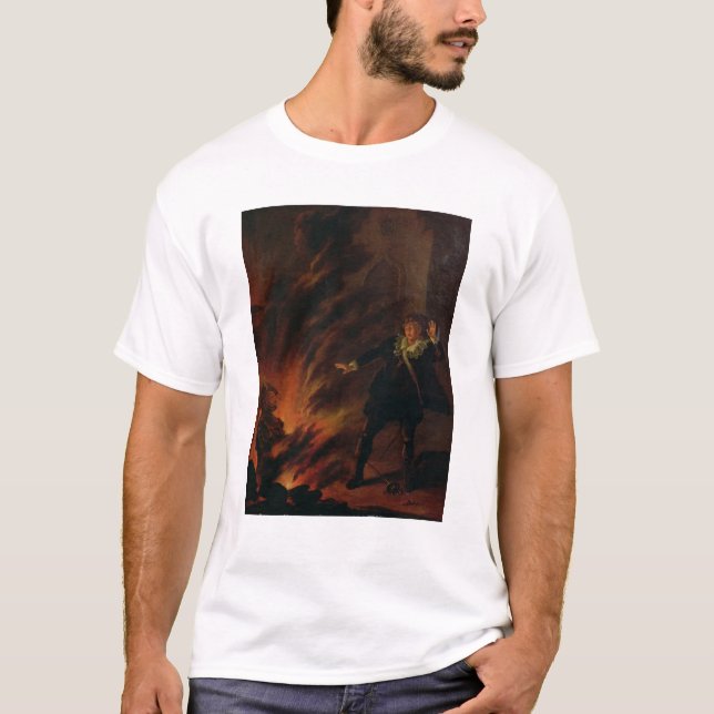 Camiseta Hamlet y el fantasma de su padre (Anverso)